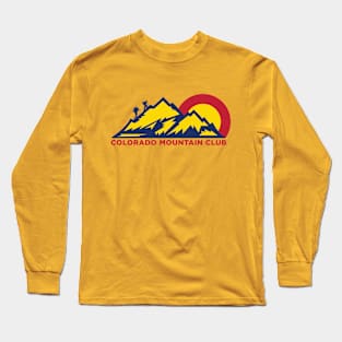 mountain design illustration colorfull Long Sleeve T-Shirt